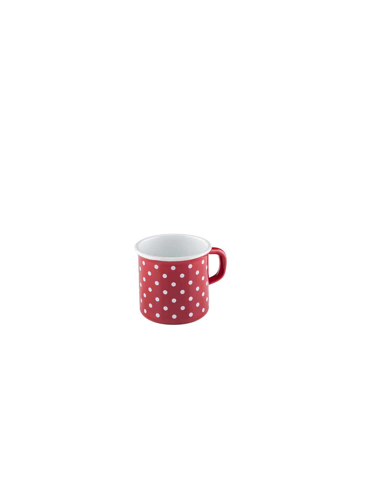 cup red with dots (0221-77)